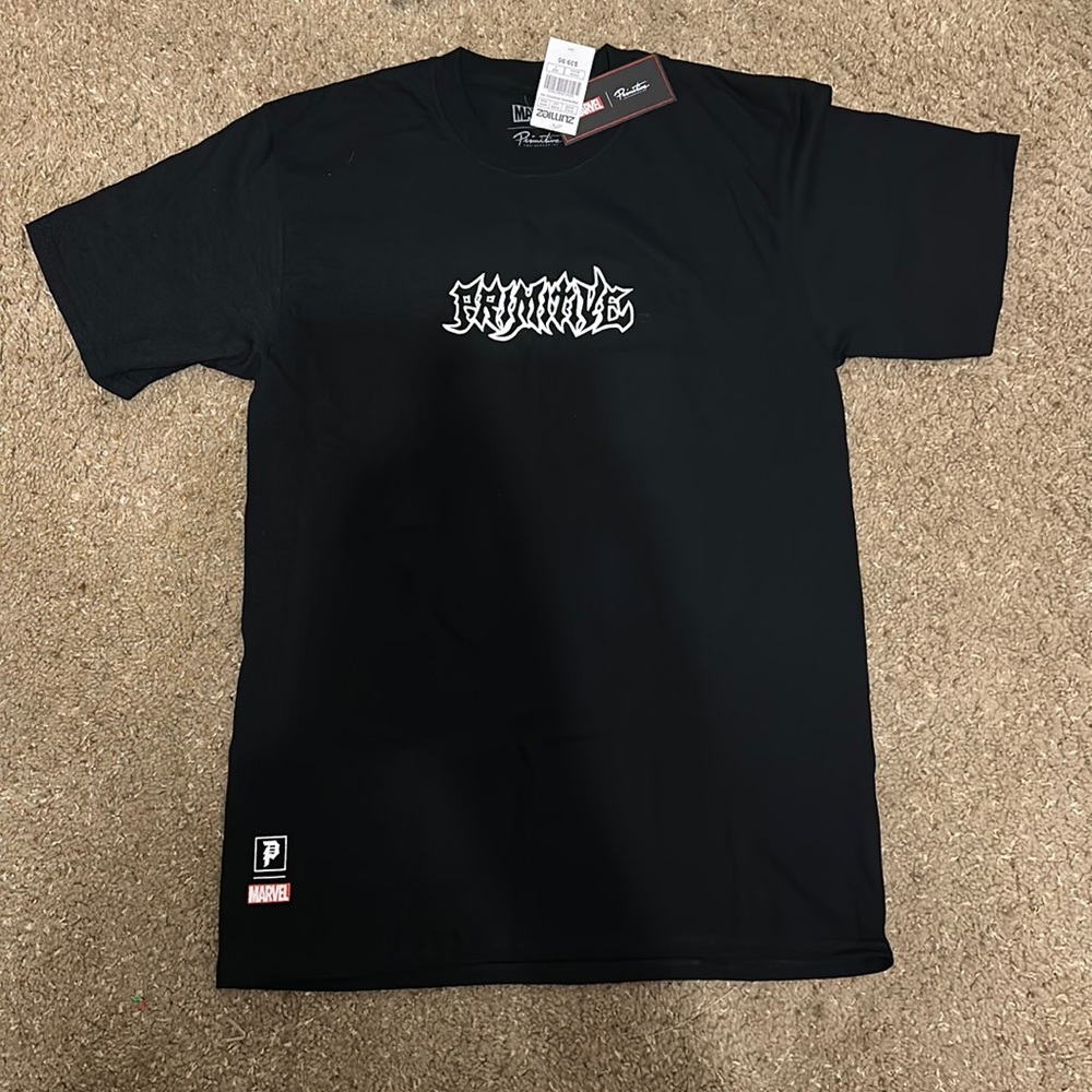 Primitive x Marvel Deadpool Black T-Shirt